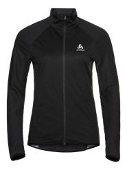Odlo Kurtka "Zeroweight Warm Hybrid" w kolorze czarnym do biegania rozmiar: L. Czarne kurtki sportowe damskie ODLO, l, bez wzorów, ze skóry, bez kaptura. Za 276.71 zł.