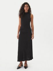 BOSS Sukienka wieczorowa Eylai 50557369 Czarny Slim Fit. Czarne sukienki damskie Boss, bez wzorów, z wiskozy, wizytowe, bez ramiączek. Za 959.99 zł.