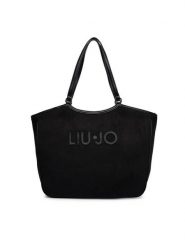 Liu Jo Torebka AF6117 T711A Czarny. Czarne shopper bag Liu Jo, z materiału, bez dodatków. Za 559.99 zł.