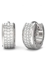 Guess Kolczyki JUBE04 583JW Srebrny. Szare kolczyki damskie Guess, metalowe. Za 179.99 zł.