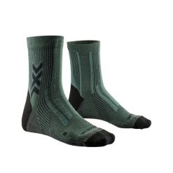 Skarpetki turystyczne X-Socks Hike Perform Natural Vert. Zielone skarpetki damskie X Socks, bez wzorów, z bawełny. Za 148.30 zł.