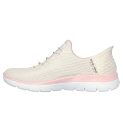 Buty Kobieta Skechers Summits biały. Białe obuwie sportowe damskie Skechers, bez zapięcia. Za 330.99 zł.
