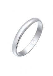 Elli Damska obrączka skromna szeroka w srebrze 925 Sterling Silver Pierścionki 1 ct Damski. Szare pierścionki damskie Elli, srebrne. Za 241.39 zł.