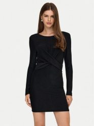 ONLY Sukienka koktajlowa Rich 15360278 Czarny Regular Fit. Czarne sukienki damskie Only, bez wzorów, z syntetyku, wizytowe, bez ramiączek. Za 129.99 zł.