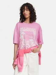 Billabong T-Shirt Sweet Ride EBJZT00408 Różowy Oversize. Czerwone t-shirty damskie Billabong, xs, bez wzorów, z bawełny, bez kołnierzyka. Za 159.99 zł.