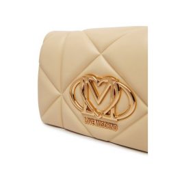 Torebka LOVE MOSCHINO. Brązowe torebki wieczorowe damskie Love Moschino, bez wzorów, bez dodatków. Za 789.99 zł.