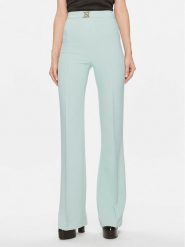 Elisabetta Franchi Spodnie materiałowe PA-T15-41E2- PA-T15-41E2 Zielony Regular Fit. Zielone spodnie materiałowe damskie Elisabetta Franchi, bez wzorów, z materiału. Za 1,499.00 zł.