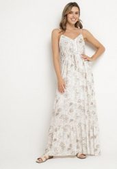 Brązowa Sukienka z Lnu i Wiskozy z Delikatnym Wzorem Sorenne. Brązowe sukienki damskie Born2be, bez wzorów, z wiskozy, biznesowe, bez ramiączek. Za 179.99 zł.