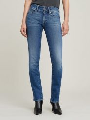 G-Star Dżinsy "Midge" - Slim fit - w kolorze niebieskim rozmiar: W26/L30. Niebieskie jeansy damskie G-Star. Za 227.85 zł.