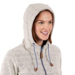 Bluza Z Kapturem Damska Ronee. Białe bluzy damskie Trespass, xl, bez wzorów, z materiału, z kapturem. Za 468.99 zł.