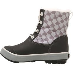 Keen ELSA BOOT WP Śniegowce black/houndstooth. Szare buty zimowe chłopięce Keen, z gumy. W wyprzedaży za 271.20 zł.