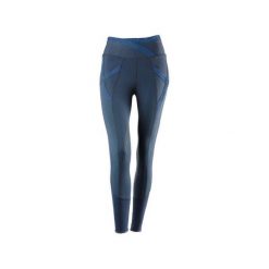 Damskie legginsy jeździeckie o średniej przyczepności Tattini Aloe. Niebieskie legginsy damskie TATTINI, bez wzorów, z materiału. Za 394.00 zł.