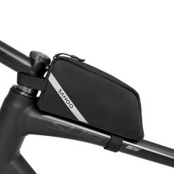 Torba rowerowa na ramę, SAHOO. Czarne torebki klasyczne damskie SAHOO, z nylonu, bez dodatków. Za 47.90 zł.