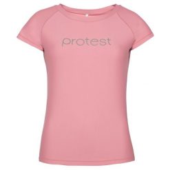 Koszulka z filtrem UV damska Protest PRTKILDA, rashguard. Czerwone koszulki damskie Protest, xl, bez wzorów, bez kołnierzyka, bez ramiączek. Za 198.50 zł.