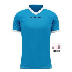 Koszulka piłkarska dla dorosłych Givova Revolution Interlock. Białe bluzki damskie Givova, l, bez wzorów, sportowe, bez kołnierzyka, bez ramiączek. Za 32.50 zł.