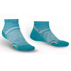 Skarpety trekkingowe damskie Bridgedale Hike Coolmax UltraLight Denim. Zielone skarpetki damskie Bridgedale, bez wzorów, z denimu. Za 74.99 zł.