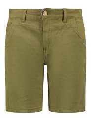 Geographical Norway Szorty "Paxton" w kolorze khaki rozmiar: M. Brązowe szorty damskie Geographical Norway, z aplikacjami, ze skóry. Za 43.88 zł.