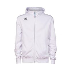 Bluza Arena Team Hooded Jacket Panel z kapturem. Niebieskie bluzy damskie Arena, bez wzorów, z bawełny, z kapturem. Za 319.00 zł.