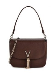 Valentino Torebka Divina VBS1R404G Brązowy. Brązowe torebki klasyczne damskie Valentino, ze skóry, bez dodatków. Za 459.99 zł.