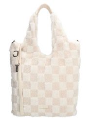 Beagles Shopper bag "Foz" w kolorze beżowo-kremowym - 33,5 x 58 x 5 cm rozmiar: onesize. Brązowe shopper bag Beagles, bez wzorów, z materiału, na ramię, bez dodatków. Za 100.99 zł.