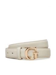 Guess Pasek Damski BW9118 P4230 Biały. Białe paski damskie Guess, z aplikacjami, ze skóry. Za 179.99 zł.
