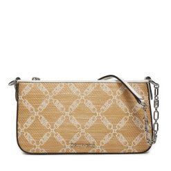 Torebka MICHAEL Michael Kors. Brązowe torebki wieczorowe damskie MICHAEL Michael Kors, bez wzorów, bez dodatków. Za 599.99 zł.