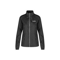 Kurtka damska DIADORA L. PACKABLE WIND JACKET. Czarne kurtki damskie Diadora, l, bez wzorów, z poliamidu, bez kaptura. Za 99.99 zł.