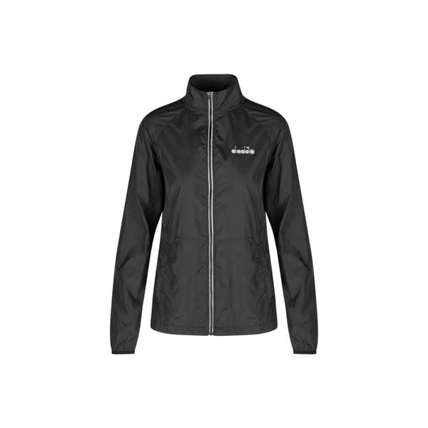 Kurtka damska DIADORA L. PACKABLE WIND JACKET. Czarne kurtki damskie Diadora, l, bez wzorów, z poliamidu, bez kaptura. Za 99.99 zł.