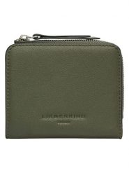 Liebeskind Berlin Skórzany portfel "Tina" w kolorze khaki - 11 x 9 x 2 cm rozmiar: onesize. Brązowe portfele damskie Liebeskind Berlin, bez wzorów, z materiału. Za 149.95 zł.