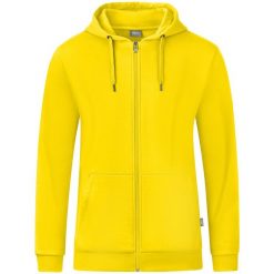 Kurtka Jako Organic. Żółte kurtki damskie JAKO, m, bez wzorów, z bawełny, z kapturem. Za 366.00 zł.