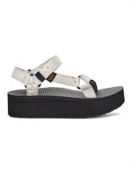 Teva Sandały "Universal" w kolorze jasnoszarym rozmiar: 37. Szare sandały damskie Teva, bez wzorów, z otwartym noskiem, bez obcasa, bez zapięcia. Za 73.93 zł.