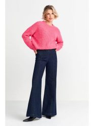 Rich&Royal Sweter w kolorze różowym rozmiar: XL. Różowe swetry klasyczne damskie Rich&Royal, xl, z wełny, bez kołnierzyka. Za 226.24 zł.