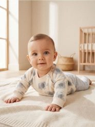 Bawełniany komplet: bluza i spodnie - kremowy. Białe bluzy damskie Sinsay, l, bez wzorów, z bawełny, bez kaptura. Za 25.99 zł.
