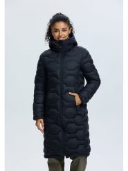 Icepeak Płaszcz pikowany "Bandis" w kolorze czarnym rozmiar: 34. Czarne płaszcze damskie Icepeak, bez wzorów, bez kaptura. Za 404.99 zł.