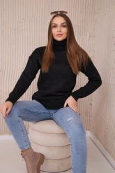 Sweter z wywijanym golfem grafitowy. Szare golfy damskie KESI, l, z wełny, bez kołnierzyka, plus size. Za 139.05 zł.