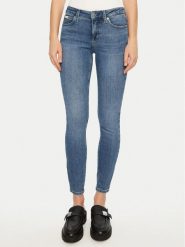 Calvin Klein Jeans Jeansy J20J224488 Niebieski Skinny Fit. Niebieskie jeansy damskie Calvin Klein Jeans, bez wzorów, z bawełny. Za 259.99 zł.