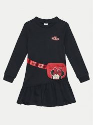 OVS Sukienka codzienna 2144320 Czarny Regular Fit. Czarne sukienki dziewczęce OVS, bez wzorów, z bawełny, bez ramiączek, proste. Za 79.99 zł.