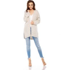 Beżowy Miękki Sweter Bez Zapięcia. Kardigany damskie Molly.pl. Za 159.90 zł.