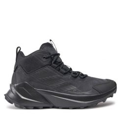 Trekkingi adidas. Czarne obuwie sportowe damskie Adidas, bez zapięcia. Za 519.99 zł.