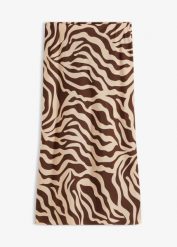 Spódnica midi z lejącej satyny. Brązowe spódnice damskie bonprix, bez wzorów, z satyny, eleganckie, midi. Za 79.99 zł.