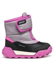 Geox Śniegowce B Trekkyup B Ab B566MA 054FU C0017 S Czarny. Czarne kozaki dziewczęce Geox, bez wzorów, z materiału, bez obcasa, bez zapięcia. Za 339.99 zł.