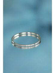 DIAMANTA Złoty pierścionek "Alliance Humilité" z diamentami rozmiar: 55. Szare pierścionki damskie DIAMANTA, z diamentem, złote. Za 567.00 zł.