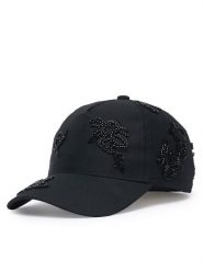 Liu Jo Czapka z daszkiem TF6168 T2176 Czarny. Czarne czapki z daszkiem damskie Liu Jo, bez wzorów, z syntetyku. Za 299.99 zł.