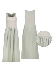 Sublevel Sukienka w kolorze miętowym rozmiar: XS. Szare sukienki damskie Sublevel, bez wzorów, z bawełny, bez ramiączek. Za 113.99 zł.