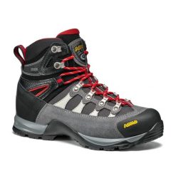 Buty GORE-TEX damskie Asolo Stynger GTX. Szare obuwie trekkingowe damskie Asolo, z gore-texu, bez zapięcia. Za 934.00 zł.