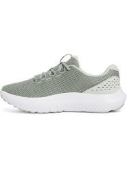 Under Armour Buty w kolorze zielonym do biegania rozmiar: 38. Zielone obuwie sportowe damskie Under Armour, z materiału, bez zapięcia, do biegania. Za 159.59 zł.