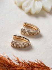 Lodie Silver Pozłacane kolczyki z cyrkoniami rozmiar: onesize. Szare kolczyki damskie Lodie Silver, z cyrkonią, metalowe. Za 82.99 zł.