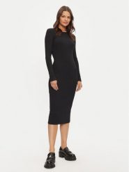 Vero Moda Sukienka codzienna Chloe 10315383 Czarny Slim Fit. Czarne sukienki damskie Vero Moda, bez wzorów, z bawełny, bez ramiączek. Za 49.99 zł.