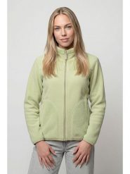 Alife and kickin Kurtka polarowa "Lysann" w kolorze jasnozielonym rozmiar: L. Zielone kurtki damskie Alife and Kickin, l, bez wzorów, z polaru, bez kaptura. Za 113.99 zł.