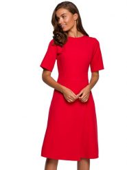 Stylove Sukienka w kolorze czerwonym rozmiar: S. Czerwone sukienki damskie Stylove, bez wzorów, bez ramiączek. Za 205.45 zł.